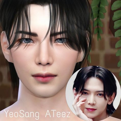 Sims YeoSang ATeez Sims 4 Cc Ateez, Sims 4 Ateez, Ateez Sims 4 Cc, Mod Hair, Sims 4 Cc Packs, Sims Mods, Sims 4 Mods, The Sims, Sims Cc