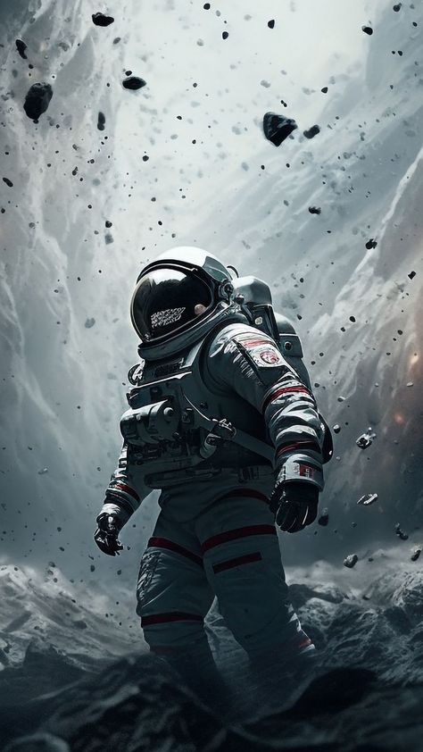 free wallpapers 4K astronaut, weightlessness, stones, particles, gray for mobile and desktop Wallpaper Astronaut, Space 4k, Outer Space Wallpaper, Nasa Wallpaper, Gray Space, Best Wallpaper Hd, Astronaut Wallpaper, Amoled Wallpapers, Space Phone Wallpaper