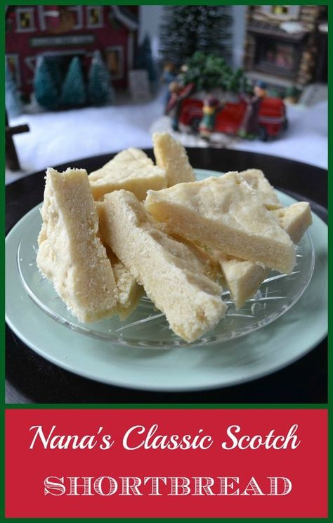 My Nana's scotch shortbread is one of those Christmas traditions that our family treasures every year! I have the recipe plus a great giveaway from Gay Lea! English Muffin Bread Recipe, Scottish Shortbread Cookies, Scotland Food, English Muffin Bread, Shortbread Recipe, Homemade Strawberry Jam, Visual Recipes, Shortbread Recipes, Red Cottage