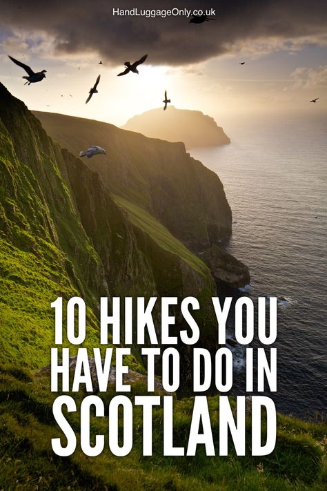 10 Hikes You Have To Do In Scotland (7) Scotland Hiking, Scotland Vacation, United Kingdom Travel, Voyage Europe, Destination Voyage, Belem, Hand Luggage, Scotland Travel, Best Hikes