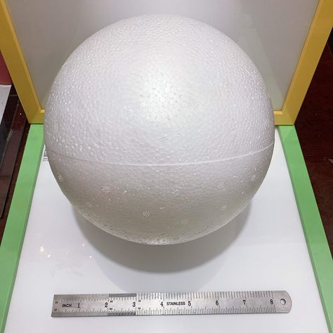 Crafjie Craft Giant Styrofoam Balls (8 inch, 1Pack), Arts and Crafts Supplies, Smooth Large White Polystyrene Foam Balls, Holiday Crafts Making and School Projects and Modeling Projects., #Ad #Advertisement, Kids Imagination, Styrofoam Ball, Eid Al Adha, Foam Crafts, Arts And Crafts Supplies, Diy Arts And Crafts, Diy Halloween Decorations, Crafts Supplies, School Projects