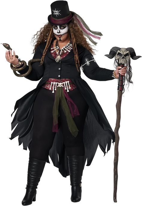 California Costumes women Voodoo Magic/Plus Voodoo Priestess Costume, Voodoo Costume, Voodoo Magic, Voodoo Priestess, Plus Size Costume, California Costumes, Plus Size Halloween Costume, Plus Size Costumes, Magic Women