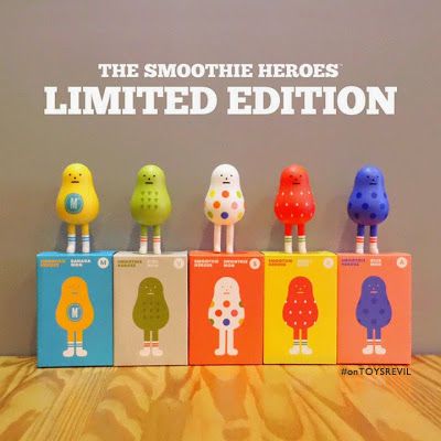 #onTOYSREVIL: Smoothie Heroes from #StickyMonsterLab x #SmoothieKing #YUMMY Art Toys Design Ideas, Sticky Monster Lab, Sticky Monster, Smoothie King, Art Toys Design, Vinyl Art Toys, Toy Packaging, Chinese Art Girl, Toy Art