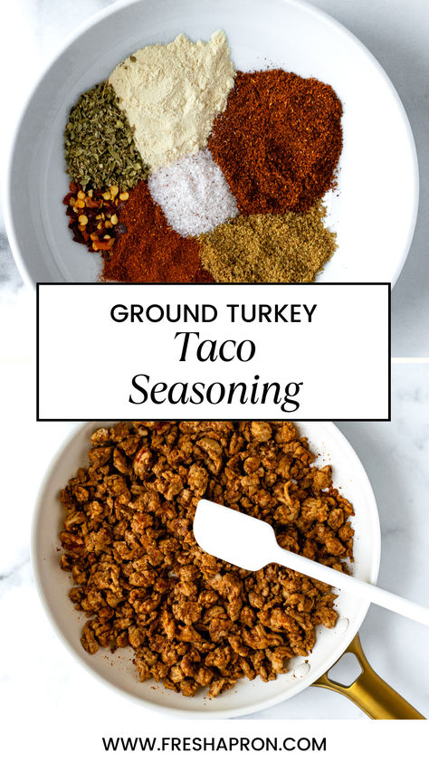 Ground Turkey Taco Seasoning. Turkey Taco Seasoning Recipes, Ground Turkey Taco Seasoning, Turkey Taco Seasoning, Taco Seasoning Homemade, Best Taco Seasoning, Best Homemade Taco Seasoning, Recipe Ground Turkey, Herb Salt Recipe, Diy Seasonings