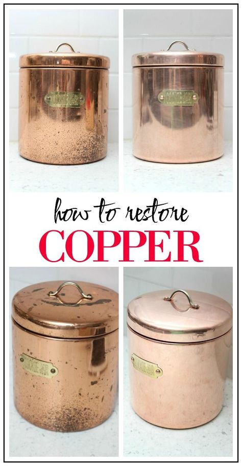 How to Clean Copper | Restore Copper | Clean Copper Pots | Cleaning Tip | Cleaning Hack | Kitchen Cleaning Tip Daily Cleaning Routine, Tablet Recipe, Clean Hacks, Homemade Toilet Cleaner, Clean Baking Pans, How To Clean Copper, Cleaning Painted Walls, Routine Tips, Glass Cooktop