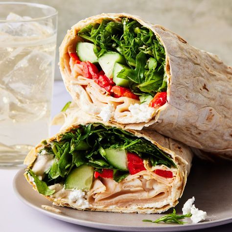 Lavash Wrap, Goat Cheese Sauce, Turkey Roasted, Creamy Goat Cheese, Easy Cheap Dinners, Deli Turkey, Clay Oven, Sliced Turkey, Spring Desserts