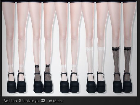 Arltos' Stockings 33 The Sims 4 Mods Shoes, Ts4 Cc Accessories, Ts4 Shoes, Ts4 Mods, Cc Shopping, Cc Sims4, Cc Shoes, Sims 4 Cc Shoes, Free Sims 4