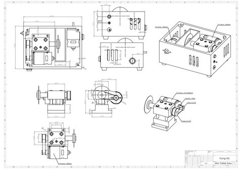 2d Mini table saw - Vang Hà.PDF Mini Table Saw, Mini Table, Table Saw