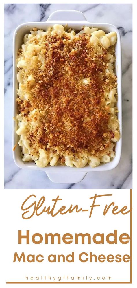 Gluten Free Mac And Cheese Recipe, Gluten Free Mac And Cheese, Microwave Recipe, Classic Mac And Cheese, Baked Mac And Cheese Recipe, Homemade Mac And Cheese, Gluten Free Thanksgiving, Easy Eat, Homemade Gluten Free