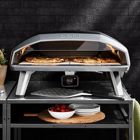 Ooni Koda 2 Max Pizza Oven | Williams Sonoma Tabletop Pizza Oven, Ooni Pizza Oven, Summer Cocktail Menu, Ooni Pizza, Roasting Vegetables, Grilling Guide, Roast Vegetables, Neapolitan Pizza, Grilling Menu