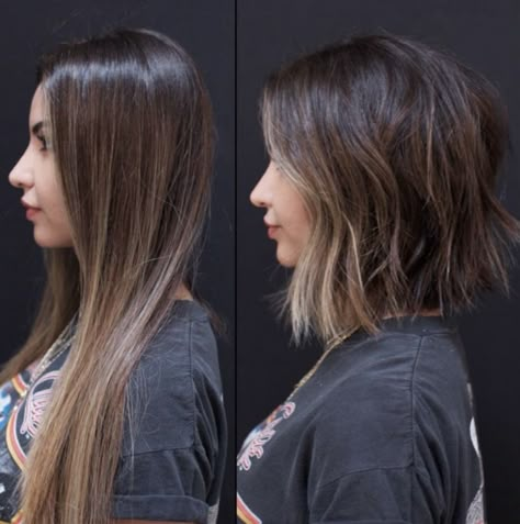 Soft Undercut, Shoulder Length Bob Haircut, Smink Inspiration, Shoulder Length Hair Cuts, Grunge Hair, Shoulder Length Hair, Hair Stuff, Hair Dos, Balayage Hair