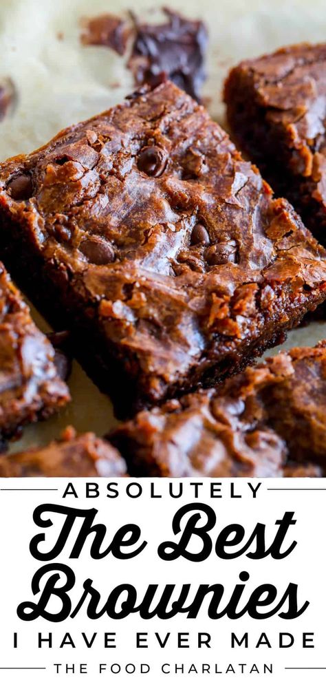 Fairytale Brownies Recipe, Regular Brownies, The Best Brownie Recipe, Snack Christmas, The Best Brownies, Heart Sweets, Cookie Dough Cake, Dessert Halloween, The Food Charlatan