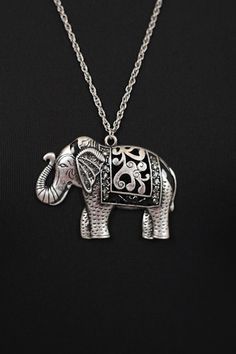 Hindu Elephant, Delta Girl, Elephant Jewelry, Elephant Necklace, Mint Julep Boutique, Elephant Pendant, Roll Tide, Mint Julep, Pet Necklace