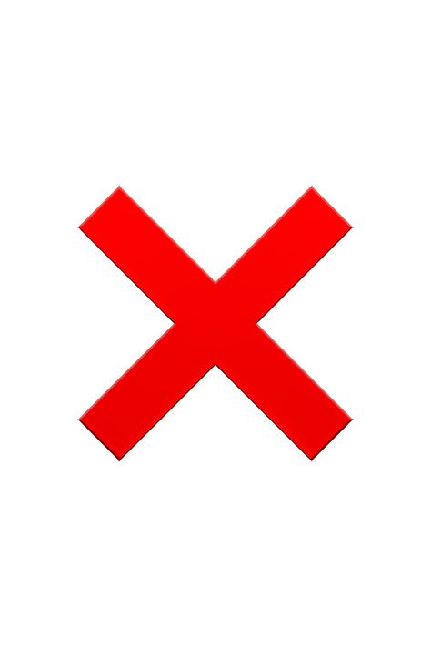 The ❌ Cross Mark emoji appears as a large, bold, red "X" symbol. It is typically displayed on a white or light-colored background. The lines of the "X" are straight and evenly spaced, with no curves or angles. The emoji may be used to indicate that something is incorrect, invalid, or prohibited. Cross Emoji, Check Emoji, X Symbol, No Emoji, Like Emoji, Apple Emojis, Animated Smiley Faces, Couples Hidden Face Pics, Ios Emoji