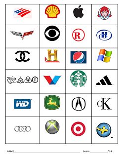 Logo Game. Try to guess the logos for various companies Logo Quiz Games Printable, Guess The Logo Game, Logo Answers, Logo Quiz Games, Logo Quiz Answers, Guess The Logo, Draw A Snowman, Quiz Games, Gift Card Games