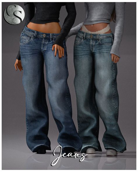 Streetwear Fashion Sims 4 Cc, The Sims 4 Streetwear Cc, Sims4 Jeans Cc, Ts4 Streetwear Cc, Streetwear Cc Sims 4, Sims 4 Cc Patreon Jeans, Babytears Cc Sims4, Sims4 Cc Earrings, Baggy Jeans Sims 4 Cc