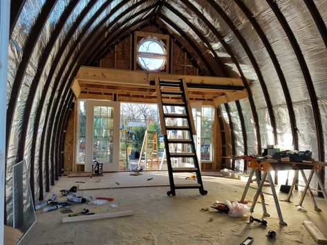 Photo Gallery - Arched Cabins Cabins Floor Plans, Arched Cabins, Quonset Homes, Quonset Hut Homes, Arched Cabin, Arch Building, Quonset Hut, Cabin Tiny House, Arch House