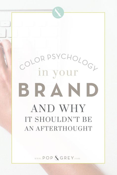 Color psychology in your brand and why it shouldn't be an afterthought  #branding #marketing #color #colorpsychology Business Branding Design, Branding 101, Brand Color Palette, Blog Logo, Branding Marketing, Branding Your Business, Blog Branding, Color Psychology, Brand Board