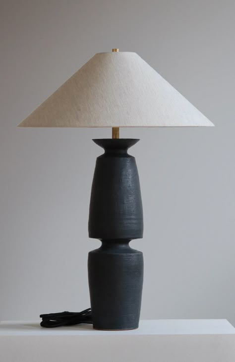 Serena Lamp Brutalist Table Lamp, Table Lamps Entryway, Mediterranean Lamp, Mediterranean Lamps, Danny Kaplan, French Lamp, I Love Lamp, Practical Lighting, Contemporary Lamps