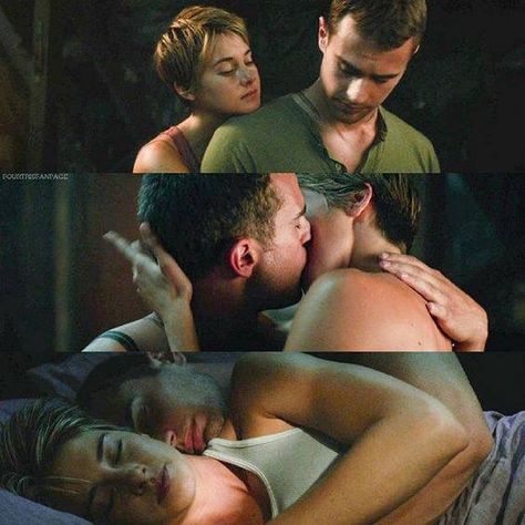 Divergent Kiss, Allegiant Book, Divergent Theo James, Divergent Tris, Tris And Tobias, Divergent Movie, Tris And Four, Divergent Fandom, Tobias Eaton