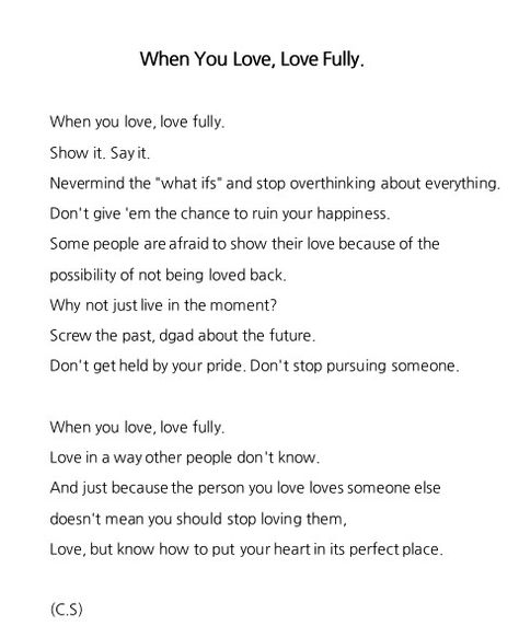 And just because the person you love loves someone else doesn't mean you shoul stop loving them. Love, but know how to put your heart in its perfect place. Quotes About The Person You Love Loving Someone Else, Do You Ever Stop Loving Someone, How To Stop Loving Someone Who Doesnt Love You Back, How To Prove You Love Someone, How To Stop Liking Someone, How To Stop Loving Someone, Happy Girl Aesthetic, Loves Someone Else, Bf Stuff