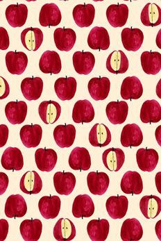 Fall Apple Wallpaper, Apple Pie Crisp, Sitting By The Fire, Fruit Background, Pattern Fruit, Apple Background, Apple Pattern, Apple Print, Red Water