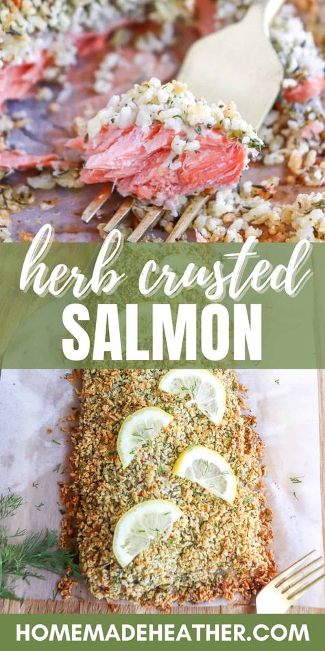 Crusted Salmon Recipes Baked, Salmon Recipe Baked, Crockpot Drinks, Bourbon Salmon, Crusted Salmon Recipes, Herb Crusted Salmon, Salmon Baked, Salmon Marinade, Scottish Salmon