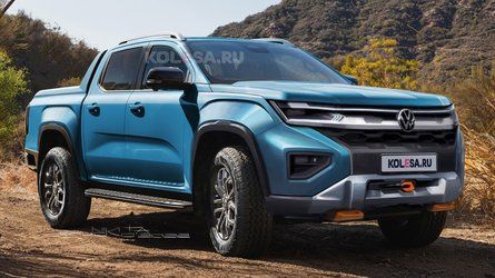 The T6 platform-based pickup will make its debut later this year. Amarok 2023, New Amarok, Vw Pickup, Electric Pickup, Volkswagen Amarok, Vw Amarok, Volkswagen Group, All Terrain Tyres, Car Magazine