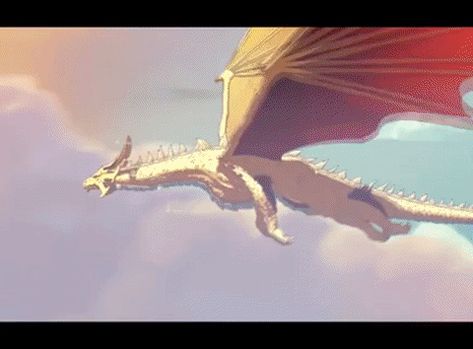 via GIPHY Dragon Animation Gif, Dragon Gif Aesthetic, Drifting Dragons Anime, Animation Learning, Dragon Stimboard, Dragon Running Animation, Dragon Flying Gif, Dragon Animation, Harry Potter Dragon Gif