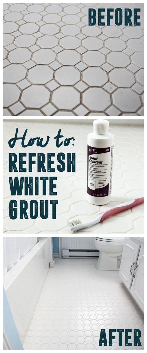 How to Refresh White Grout Cleaning The Kitchen, White Grout, Homemade Toilet Cleaner, Deep Cleaning Hacks, Casa Clean, Cleaning Painted Walls, Glass Cooktop, Deep Cleaning Tips, Green Door