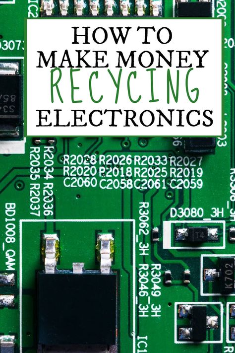 Scrapping Metal For Money, Recycling Business Ideas, Diy Electronics Hacks, Diy Metal Projects, Scrap Metal Projects, Scrap Metal Art Ideas, App To Make Money, Electronics Workspace, Electronic Waste Recycling