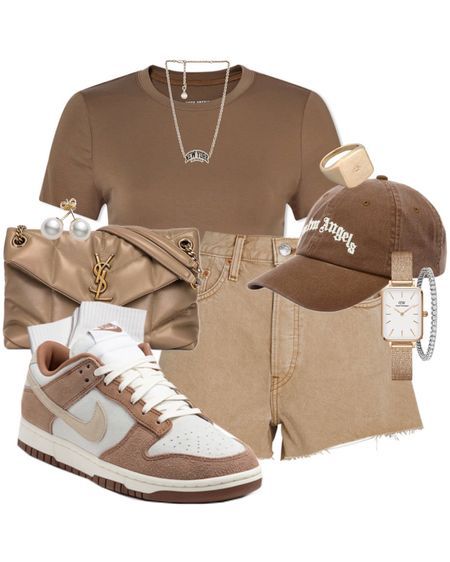 Nude Outfits, Looks Party, Swag Outfits For Girls, Brown Outfit, Cute Swag Outfits, Baddie Outfits Casual, Cute Simple Outfits, Teenage Fashion Outfits