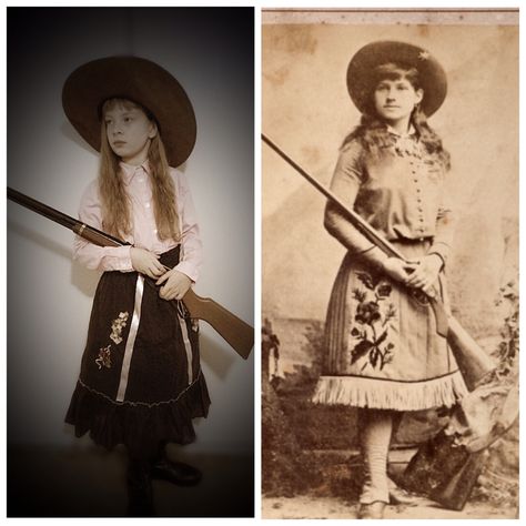 Annie Oakley costume Annie Oakley Costume, Annie Costume, Pageant Costumes, Annie Oakley, Blue Eyed Girls, Girls Costumes, Buffalo Bill, Costume Diy, Blue Eyed