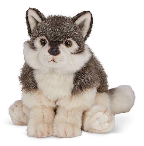 Wolf Stuffed Animal, Wolf Plush, Wolf Stuff, Gray Wolf, Timber Wolf, Teddy Bear Stuffed Animal, Animal Sanctuary, Grey Wolf, The Wolf