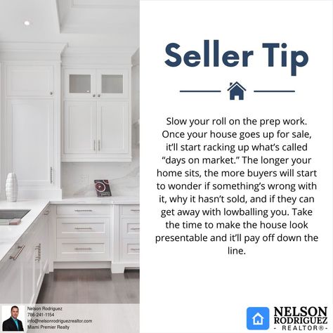 Weekly seller tip for homeowners in Miami. Do you have any questions about the real estate market in Miami? I would like to help you. Thank you. Nelson Rodriguez | REALTOR® ☎️ (786) 241-1154 Miami Premier Realty www.GuideForHomeowner.com #homeowners #miami #realestatemarket #realestateexperts #instarealestate #Kendall #KendallMiami #instarealtor #realestatetipsoftheday #realestatetipsandadvice #zillow #realtor #homeowner #homesellers #sellmyhome #realestatemarket #housingmarket #sellyourhou... Seller Tips Real Estate, Seller Tips, Sell Your Home, Selling Your House, Home Inspection, December 8, Tip Of The Day, Real Estate Tips, Condos For Sale