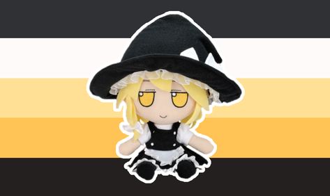 (reupload bc the desc waz goofy when reuploading from picsart); marisafumogender: a gender relating to the marisa kirisame fumo Touhou Marisa, Marisa Touhou, Marisa Kirisame, When They Cry, Flag Art, Origami Crafts Diy, Origami Crafts, Iron Maiden, My Vibe