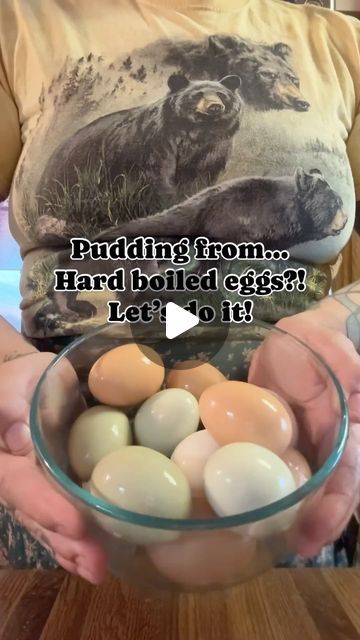 Hard Boiled Egg Pudding Recipe, Hard Boiled Egg Chocolate Pudding, Boiled Egg Pudding, Hard Boiled Egg Pudding, Egg Pudding Recipe, Egg Pudding, Strawberry Pudding, Making Hard Boiled Eggs, Protein Pudding