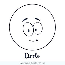 Circle Cartoon, Shapes Clipart, Worksheet Kindergarten, Shapes Worksheet Kindergarten, Class Art Projects, Shape Chart, Circle Clipart, Abc Worksheets, Open When Letters