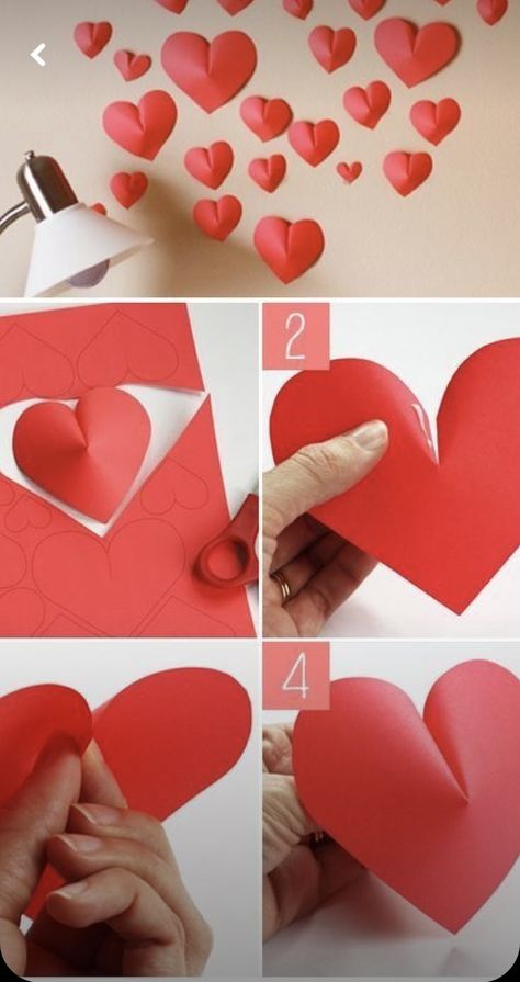 Valentines Day Decorations Romantic Decorating Ideas, Paper Valentines Decorations, Easy Valentines Day Decorations, Diy Valentine Decor, Easy Valentine Crafts, Diy Valentine's Day Decorations, Weekend Crafts, Diy Valentines Decorations, Valentine Activities