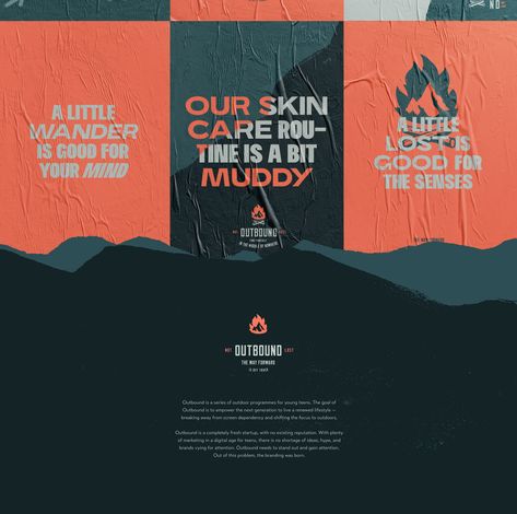 🏕️ Going Outbound on Behance Brand Marketing Strategy, Typographic Poster, Good Design, Project Photo, Brand Marketing, Old Ones, New Things To Learn, The Next Generation, Ad Design