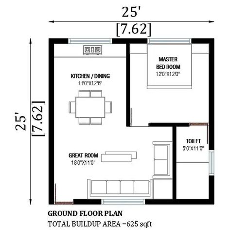 Auto Cad Drawing, Roof House Design, Drawing House Plans, Architecture House Plan, Plan Small House, Sloping Roof, 2bhk House Plan, Bungalow Floor Plans, Indian House Plans