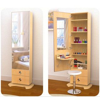 ELEGANI Beauty Cabinet (Vanity) image 3 Beauty Cabinet, Cabinet Vanity, Dressing Table Design, Bedroom Cupboard Designs, Diy Furniture Bedroom, Wardrobe Design Bedroom, Cupboard Design, Space Saving Furniture, Dressing Table