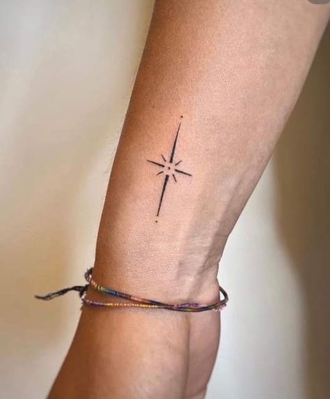 True North Tattoo For Women, Nordic Star Tattoo, North Star Tattoos For Women, Northern Star Tattoo, True North Tattoo, North Tattoo, North Star Tattoo, North Star Tattoos, Small Star Tattoos