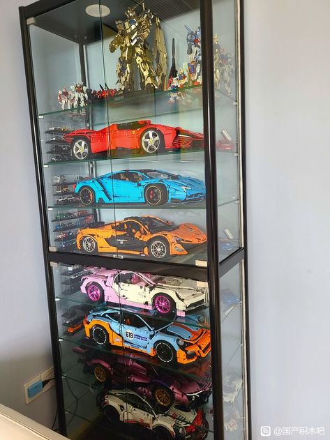 Car Display Ideas, Nerdy Room, Funny Truck Quotes, Lego Display Ideas, Andys Room, Car Display, Dream Closet Design, Lego Display, Retro Gadgets