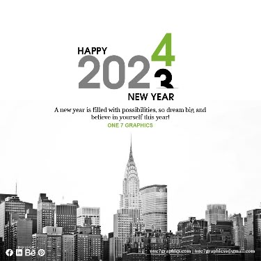 Happy New Year 2024 | New Year Poster | New year post | Happy new year | New year wishes | One 7 Graphic | Graphics Designer | One 7 Graphics One7graphics If you want such logo design for your brand then get in touch with us for Logo designs , social media posters, brochures, catalogue and more ... Contact us now -mail us at one7graphicss@gmail.com visit our website - www.one7graphics.com to know more about us and our work New Year Typography, Identity Card Design, Christmas Poster Design, Ideas For New Year, Social Media Posters, Rustic Wreaths, New Year Post, New Year Poster, Sports Design Ideas