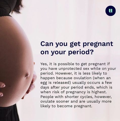 "Did you know you can get pregnant on your period? At Project Untaboo, our goal is to help distinguish myths from facts. And the fact is, you actually CAN get pregnant while on your period." Ways To Get Pregnant, Feminine Products, Pads Tampons, Pregnancy Advice, Trying To Get Pregnant, Get Pregnant, Sanitary Pads, Feminine Care, Abdominal Pain