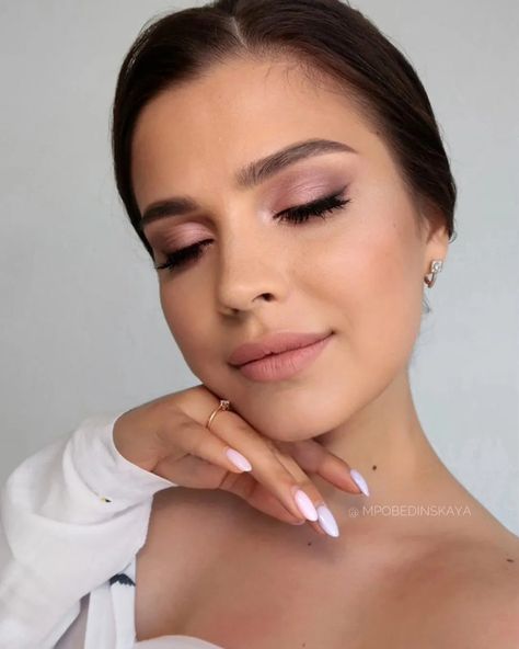 Bridesmaid Makeup Pink, Maternity Makeup, Misty Wedding, Makeup Ideas For Wedding, Pink Wedding Makeup, Bridal Makeup Ideas, Make Up Sposa, Soft Wedding Makeup, Natural Bridal Makeup