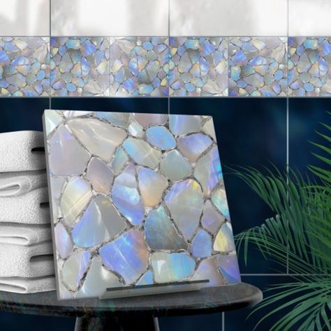 Terrazzo Decorative Ceramic Tiles | Zazzle Tile Mirror Frame, Shower Accent Tile, Mosaic Sink, Iridescent Tile, Mosaic Pool Tile, Manufactured Home Remodel, Gorgeous Tile, Accent Tile, Mirror Tiles