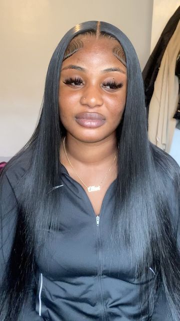 Jet Black Buss Down Middle Part Wig, Middle Part 26 Inch Wig, Middle Part Install, Jet Black Wig Install, 30 Inch Middle Part Buss Down Straight, Jet Black Buss Down Middle Part Straight, Black Buss Down Wig, Jet Black Middle Part Buss Down, Buss Down Middle Part Wig