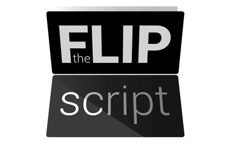 Flip the Script on Behance Love Logos, Flip The Script, Love Logo, Logo Idea, The Script, Positive Thoughts, Drink Sleeves, Bat, Abc